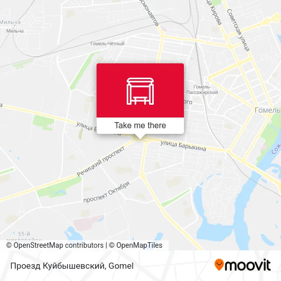 Проезд Куйбышевский map