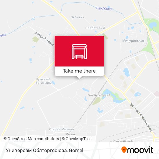 Универсам Облторгсоюза map