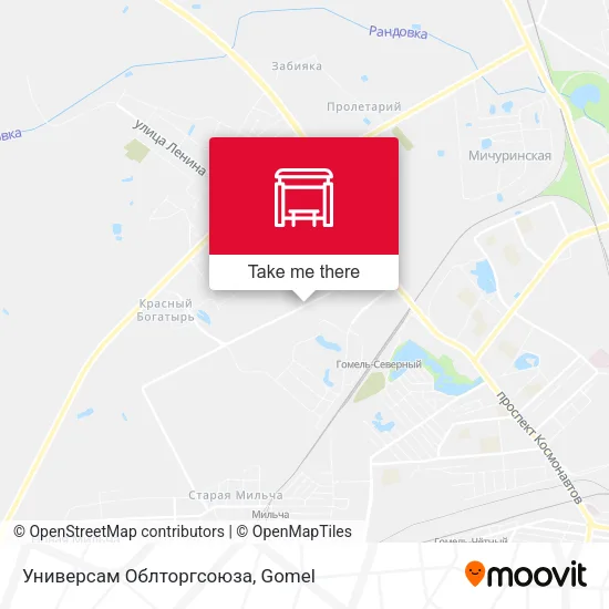 Универсам Облторгсоюза map