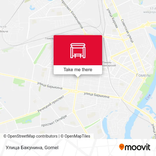Улица Бакунина map