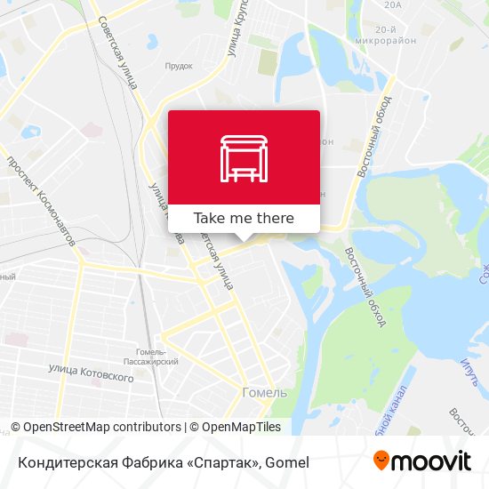 Кондитерская Фабрика «Спартак» map
