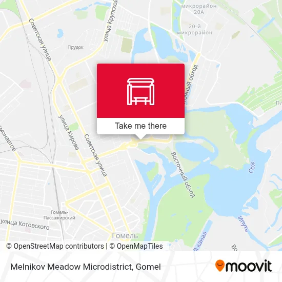 Melnikov Meadow Microdistrict map