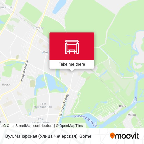 Вул. Чачэрская (Улица Чечерская) map