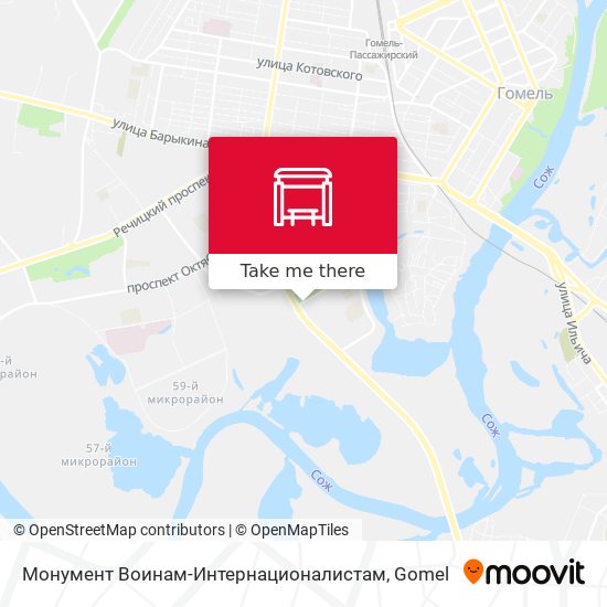 Монумент Воинам-Интернационалистам map
