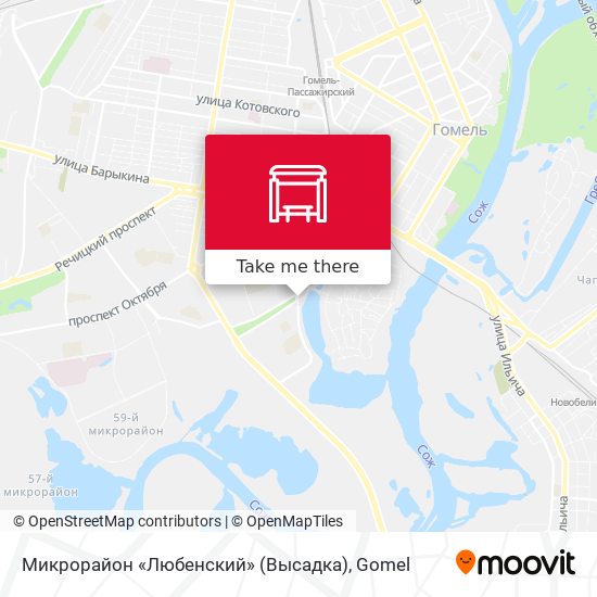 Микрорайон «Любенский» (Высадка) map