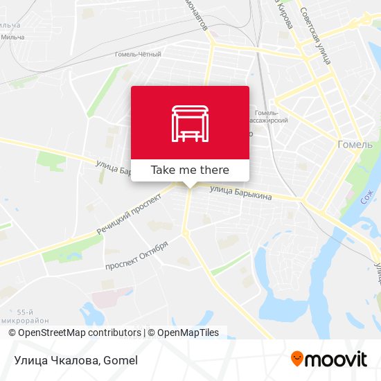 Улица Чкалова map