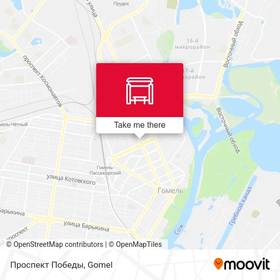 Проспект Победы map