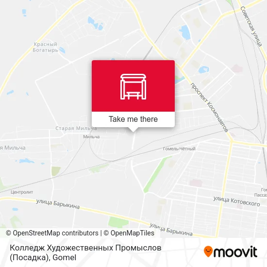 Колледж Художественных Промыслов (Посадка) map
