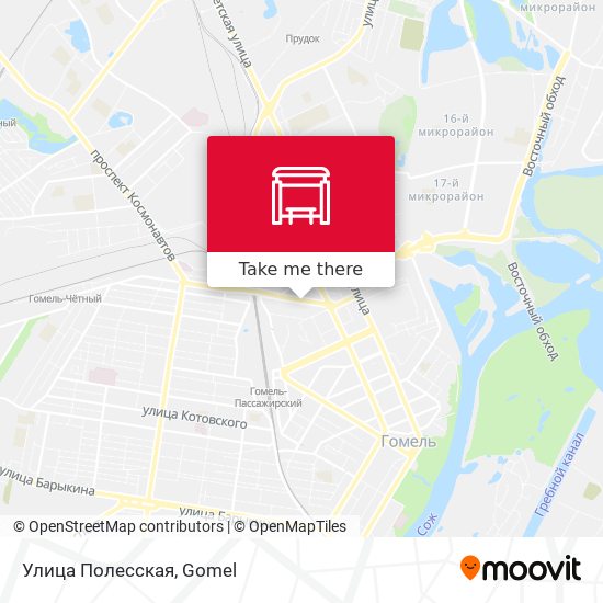 Улица Полесская map