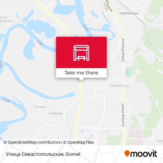 Улица Севастопольская map