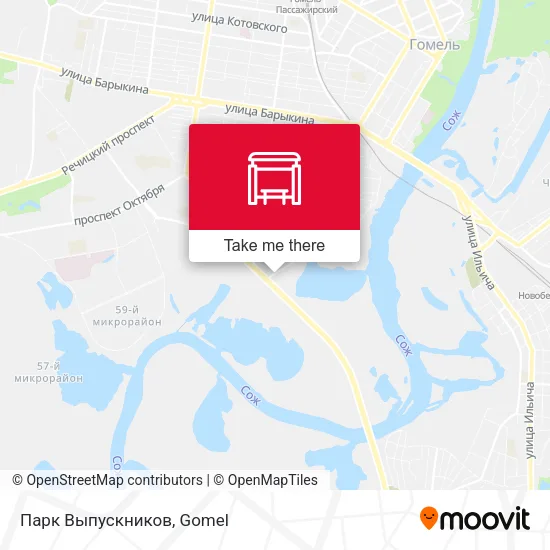 Парк Выпускников map