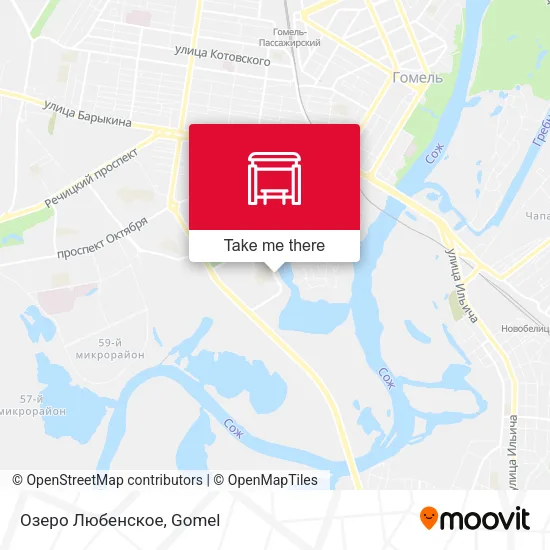 Озеро Любенское map