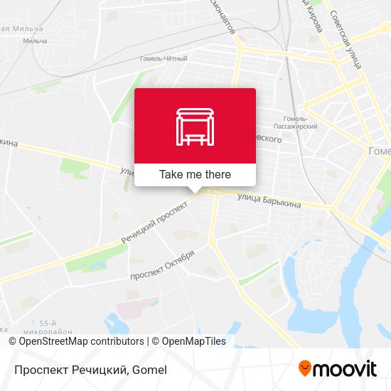 Проспект Речицкий map
