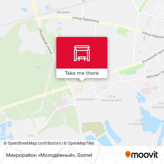 Микрорайон «Молодёжный» map
