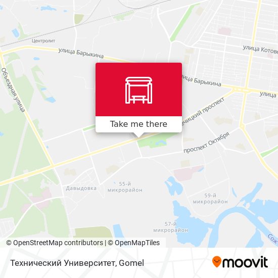 Технический Университет map