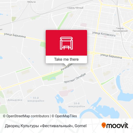 Дворец Культуры «Фестивальный» map