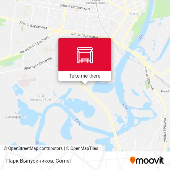 Парк Выпускников map