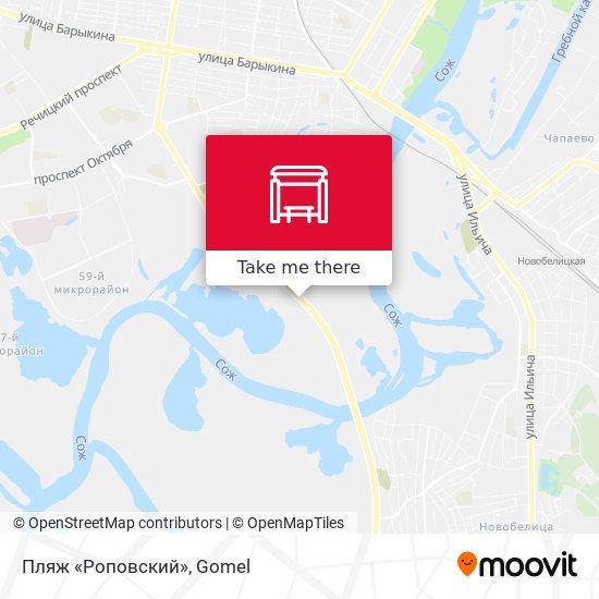 Пляж «Роповский» map