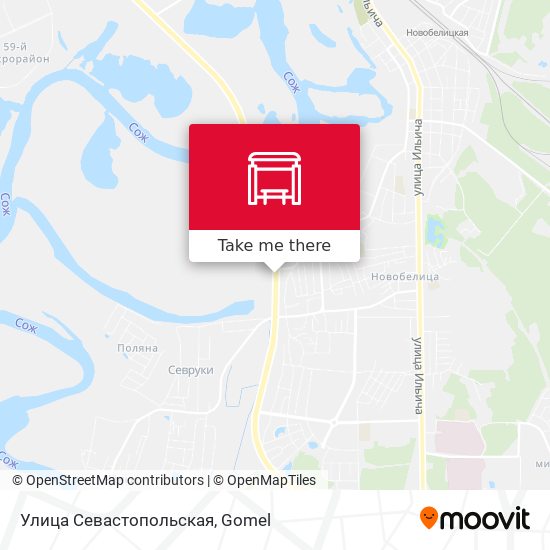 Улица Севастопольская map
