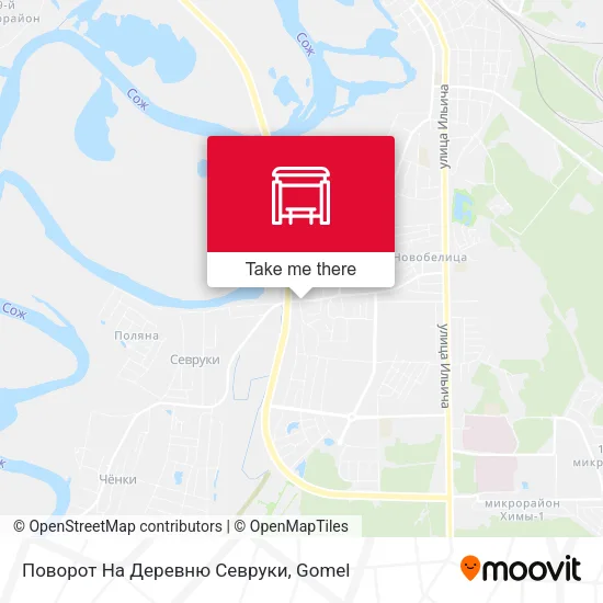 Поворот На Деревню Севруки map