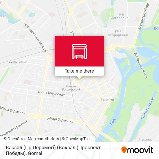 Вакзал (Пр.Перамогі) (Вокзал (Проспект Победы) map