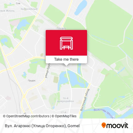 Вул. Агарэнкі (Улица Огоренко) map