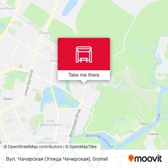 Вул. Чачэрская (Улица Чечерская) map