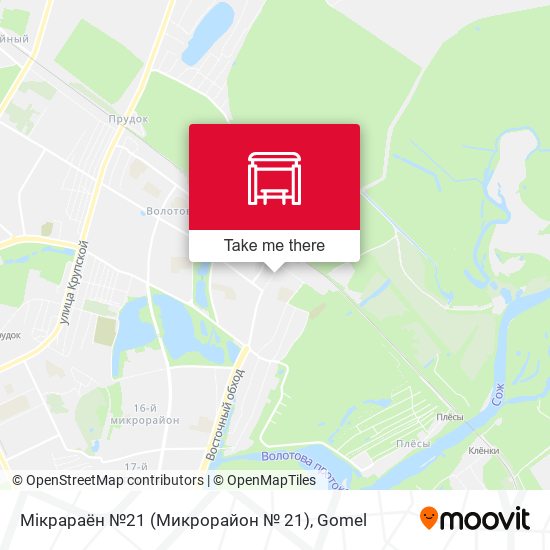 Мiкрараён №21 (Микрорайон № 21) map