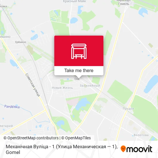 Механічная Вуліца - 1 (Улица Механическая — 1) map