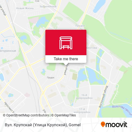 Вул. Крупскай (Улица Крупской) map