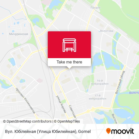 Вул. Юбілейная (Улица Юбилейная) map