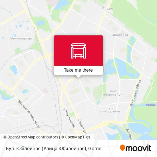 Вул. Юбілейная (Улица Юбилейная) map