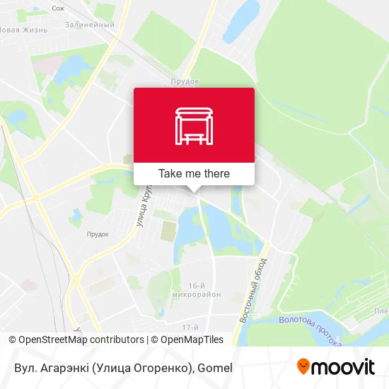 Вул. Агарэнкі (Улица Огоренко) map
