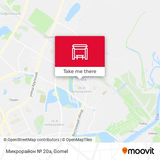 Микрорайон № 20а map