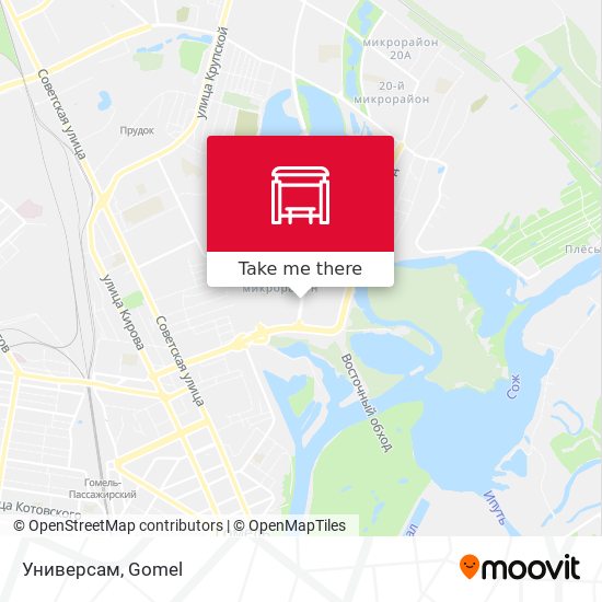 Универсам map