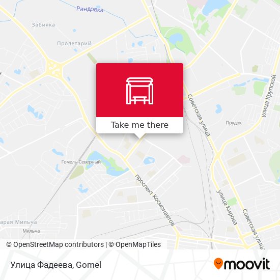 Улица Фадеева map