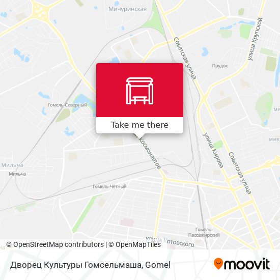 Дворец Культуры Гомсельмаша map