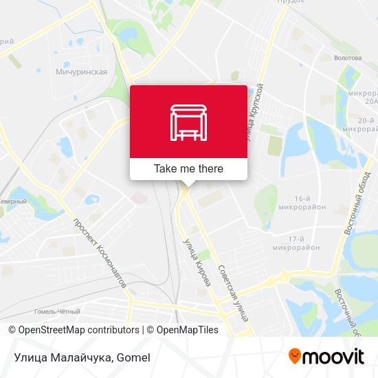 Улица Малайчука map