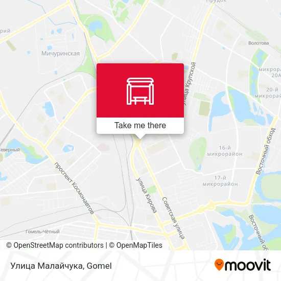 Улица Малайчука map