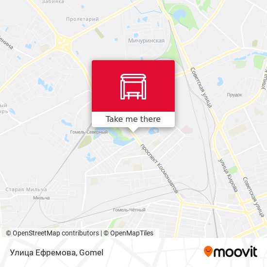 Улица Ефремова map