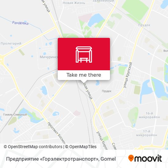 Предприятие «Горэлектротранспорт» map