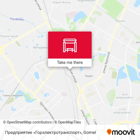 Предприятие «Горэлектротранспорт» map