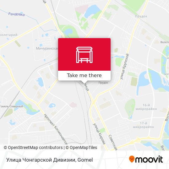 Улица Чонгарской Дивизии map
