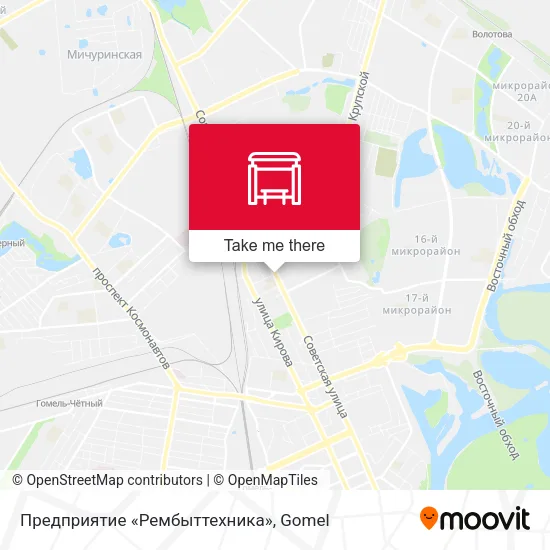 Предприятие «Рембыттехника» map