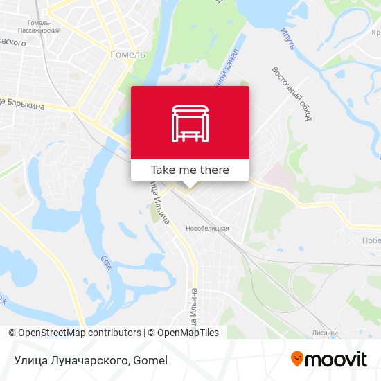 Улица Луначарского map