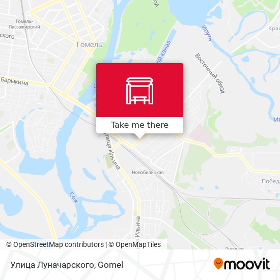 Улица Луначарского map