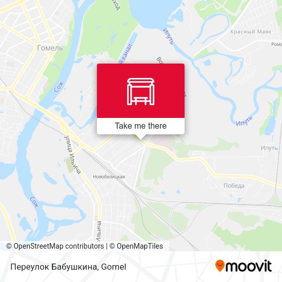 Переулок Бабушкина map