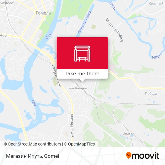 Магазин Ипуть map
