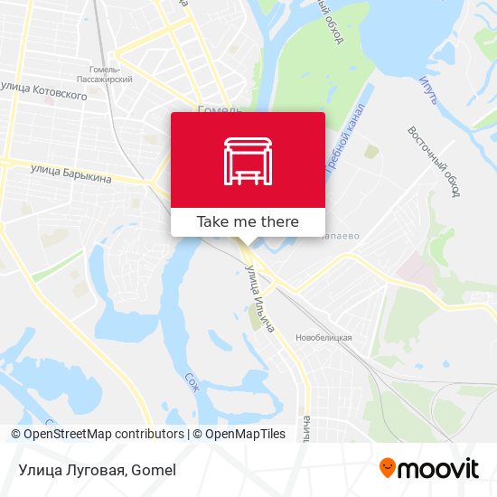 Улица Луговая map