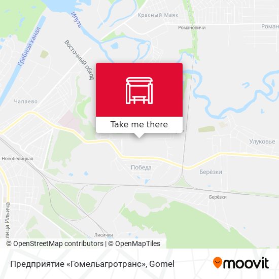 Предприятие «Гомельагротранс» map